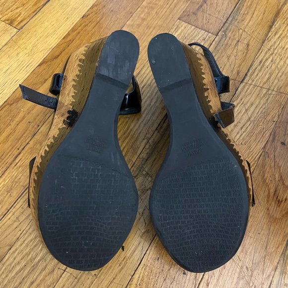 Stuart Weitzman Cork Wedge Platform Sandals - Picture 5 of 5